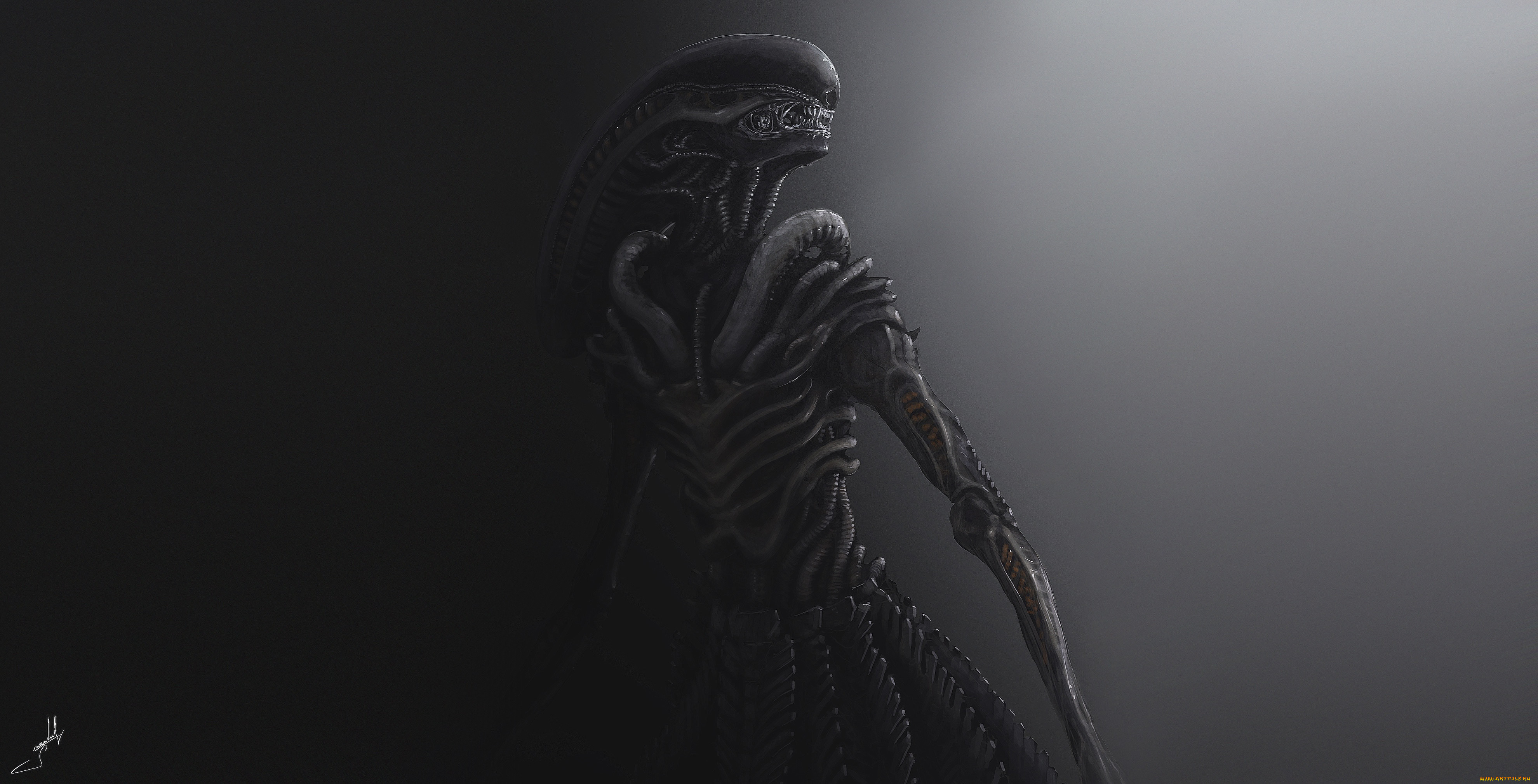 ,  , alien, by, dmitrii, ustinov
